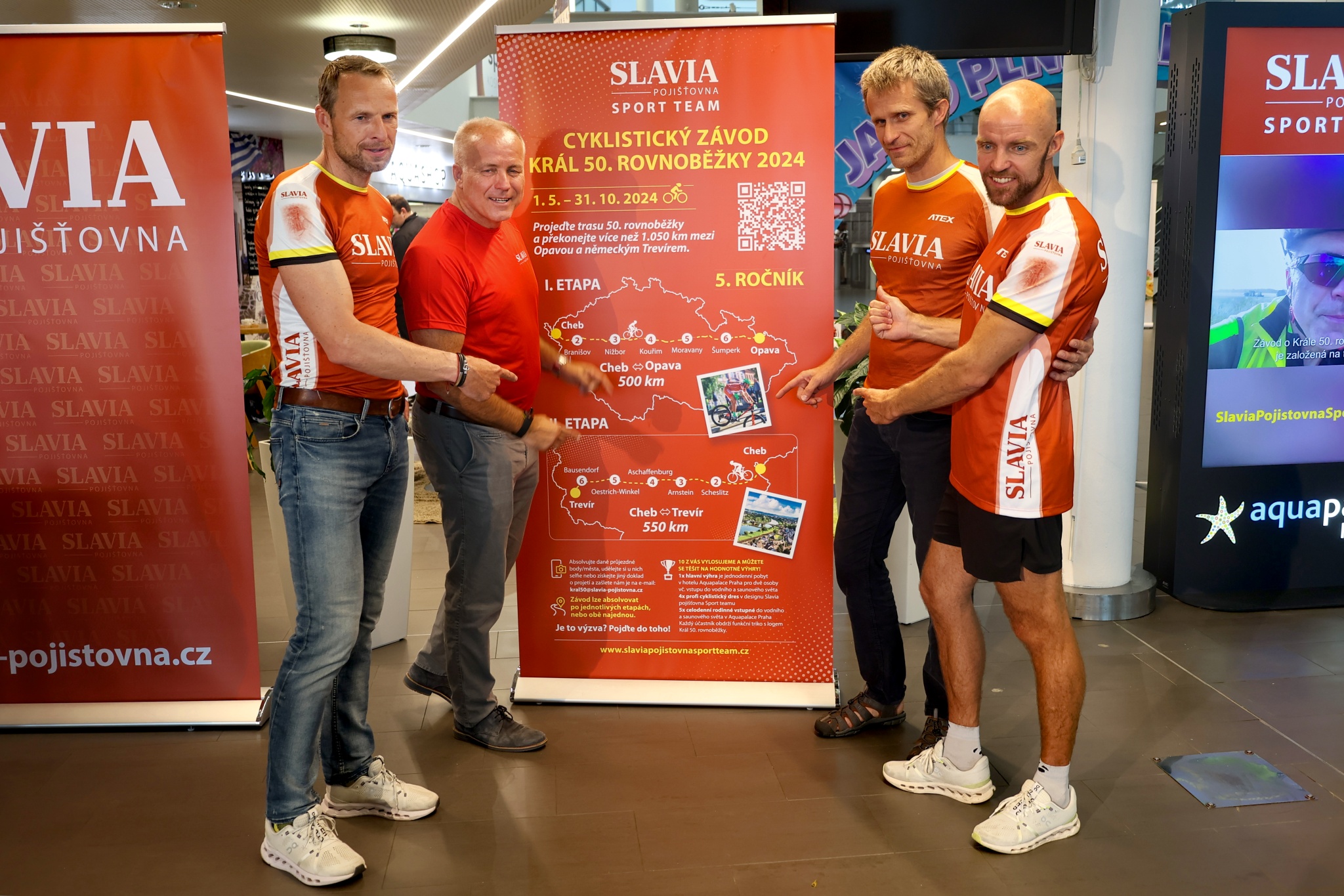 Lyžařské legendy Řezáč s Gjerdalenem ambasadory cyklistického závodu Král 50. rovnoběžky